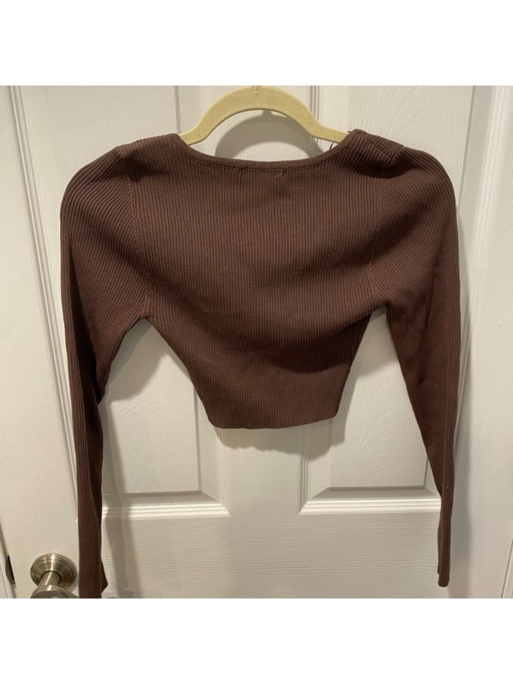 Ribbed crop top - Picture 3 of 3